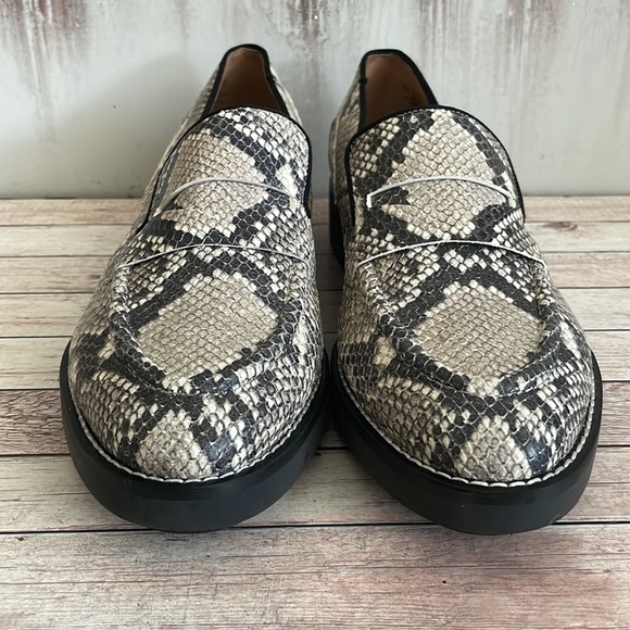 SARTO BY FRANCO SARTO
Tivoli Snake-Print Leather Loafers size 10 M New with tags - Picture 6 of 10